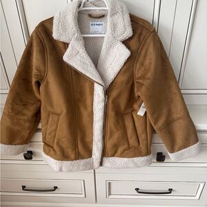 Old Navy Cream Sherpa Jacket